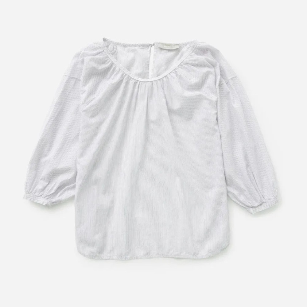 Everlane the Ruched Air Blouse
